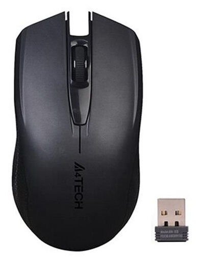A4TECH ασύρματο ποντίκι 1200DPI 3 πλήκτρα μαύρο
