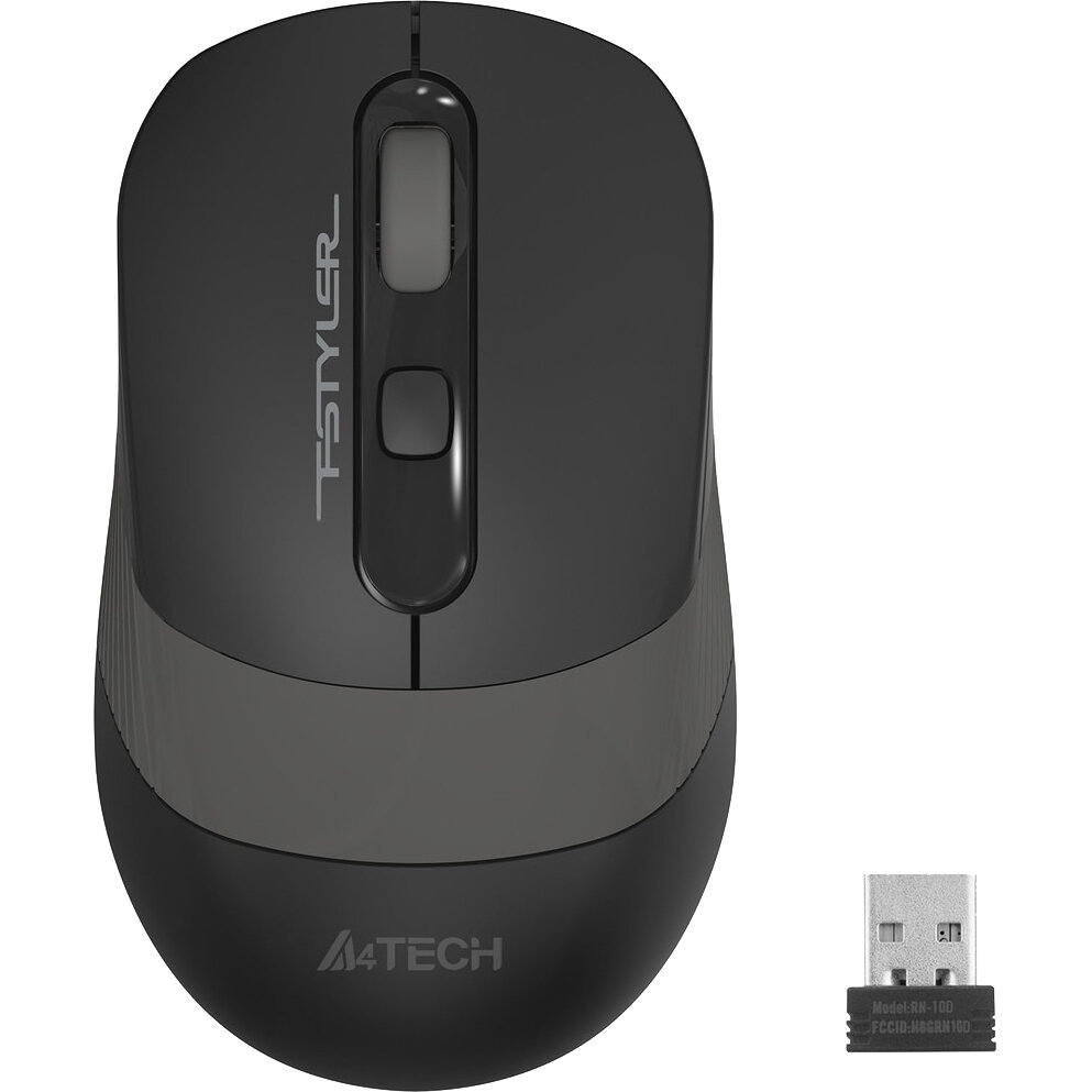 A4tech Ασύρματο Ποντίκι Fstyler Series 2000dpi 4 Πλήκτρα Μαύρο Fg10