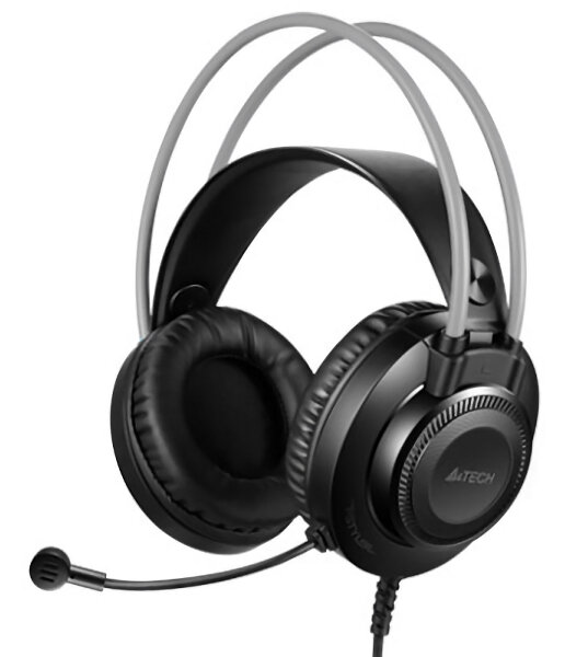 A4TECH Headset 3.5mm 50mm ακουστικά μαύρα