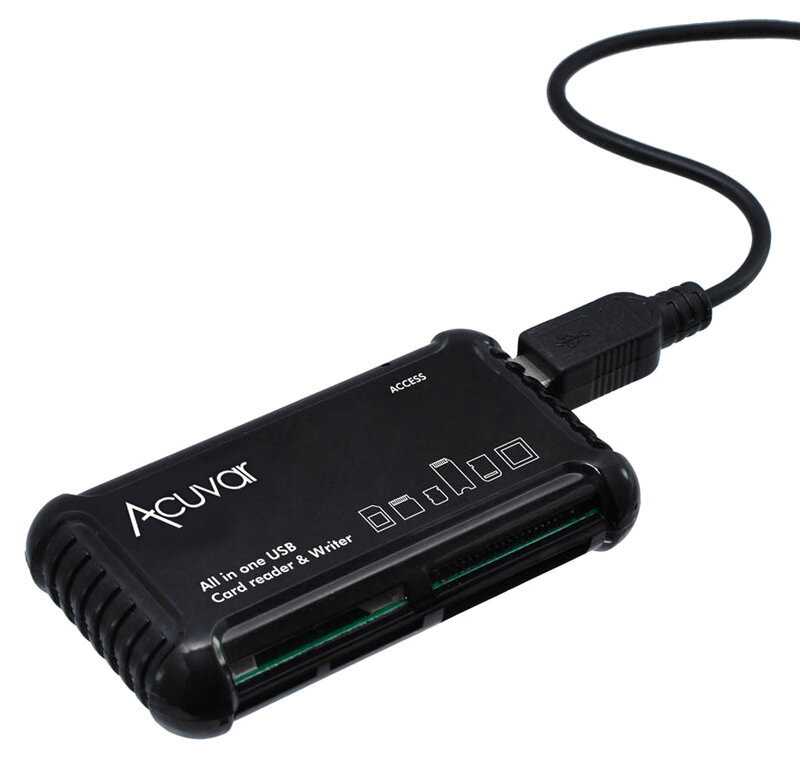 Acuvar card reader SD/SDHC Micro SD CF XD MS/Pro Duo Card